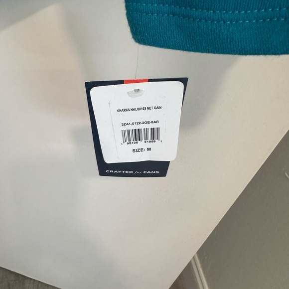 San Jose Sharks Teal and Black Jersey - Picture 2 of 5